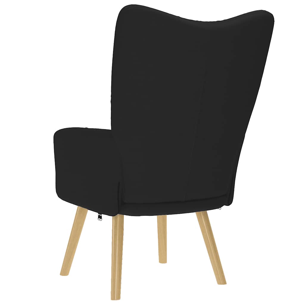 vidaXL Relaxsessel Schwarz Stoff