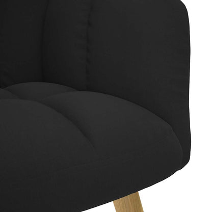 vidaXL Relaxsessel Schwarz Stoff