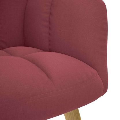 vidaXL Relaxsessel Stoff Weinrot