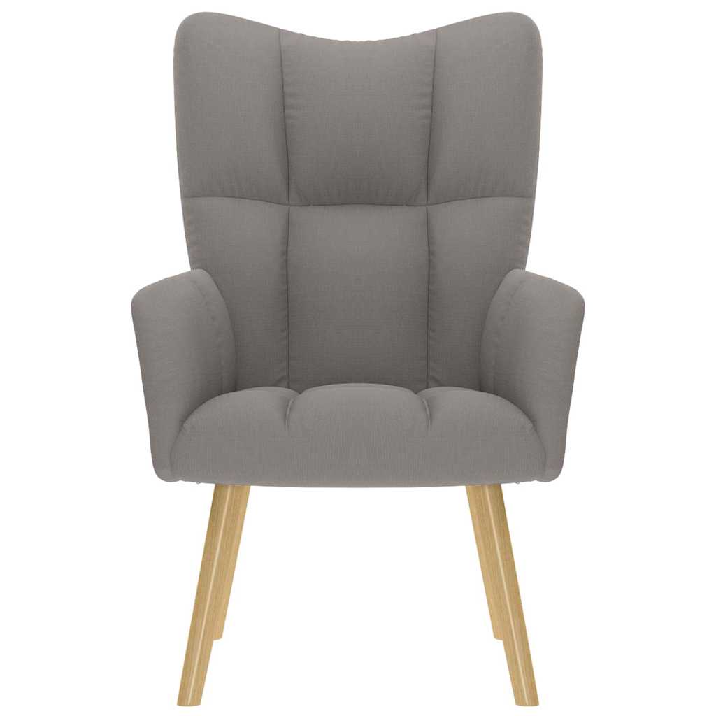 vidaXL Fauteuil relax Taupe Tissu