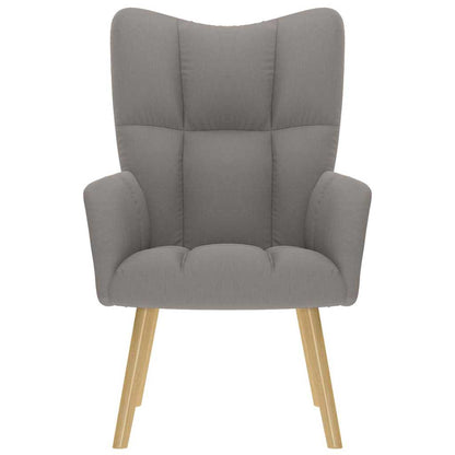 vidaXL Fauteuil relax Taupe Tissu