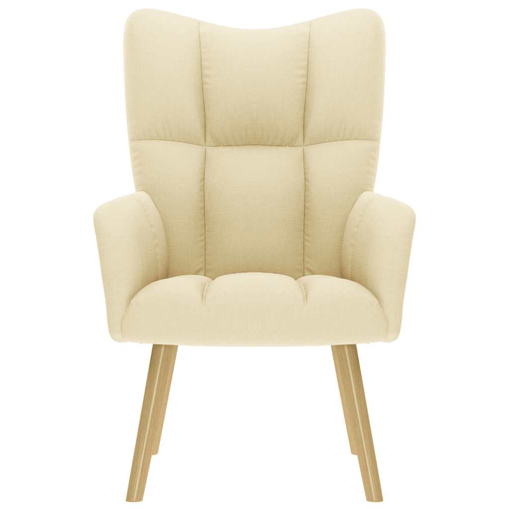 Relaxsessel Creme Stoff