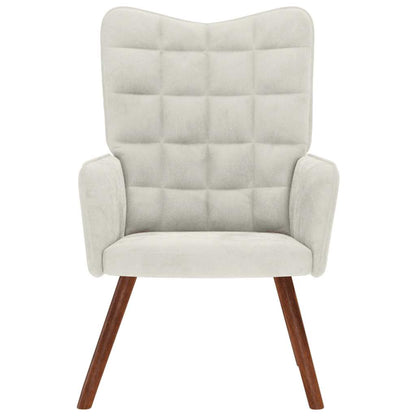 Relaxsessel Creme Samt