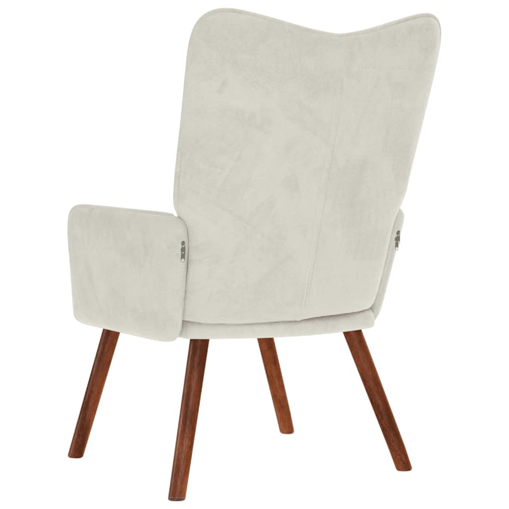 Relaxsessel Creme Samt