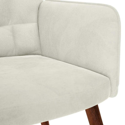 Relaxsessel Creme Samt