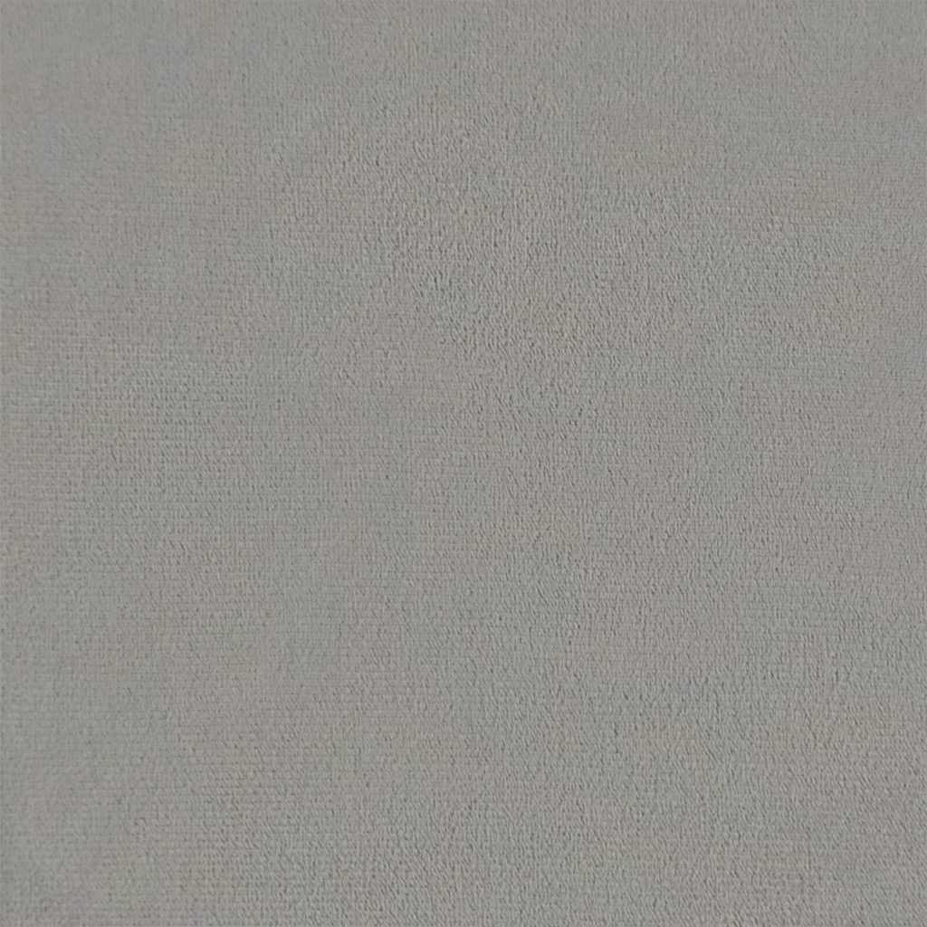 Relaxsessel mit Hocker Hellgrau Samt