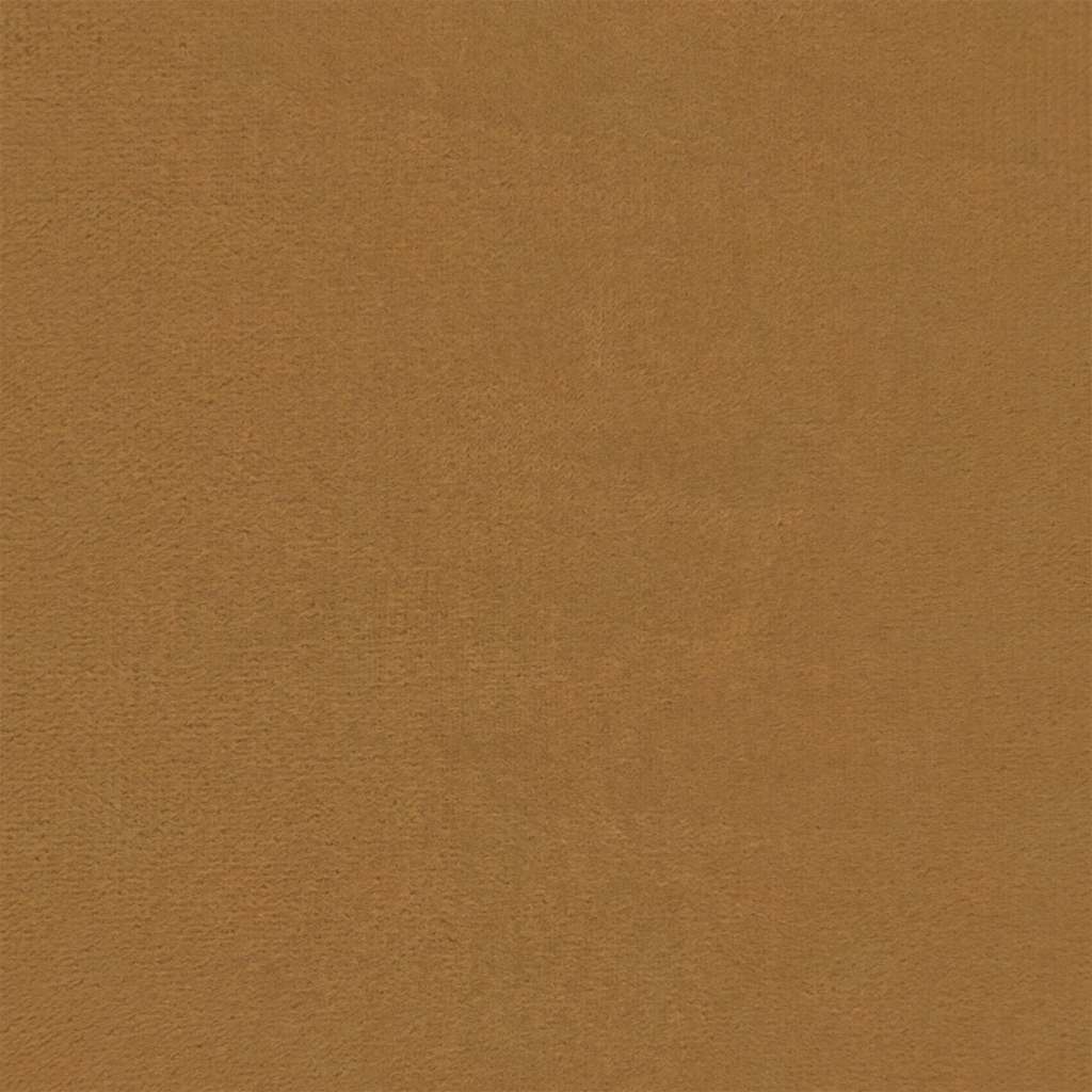 Schaukelstuhl Braun Samt