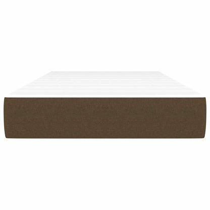 Taschenfederkernmatratze für Kinder Mittel Braun 80x160 cm Stoff