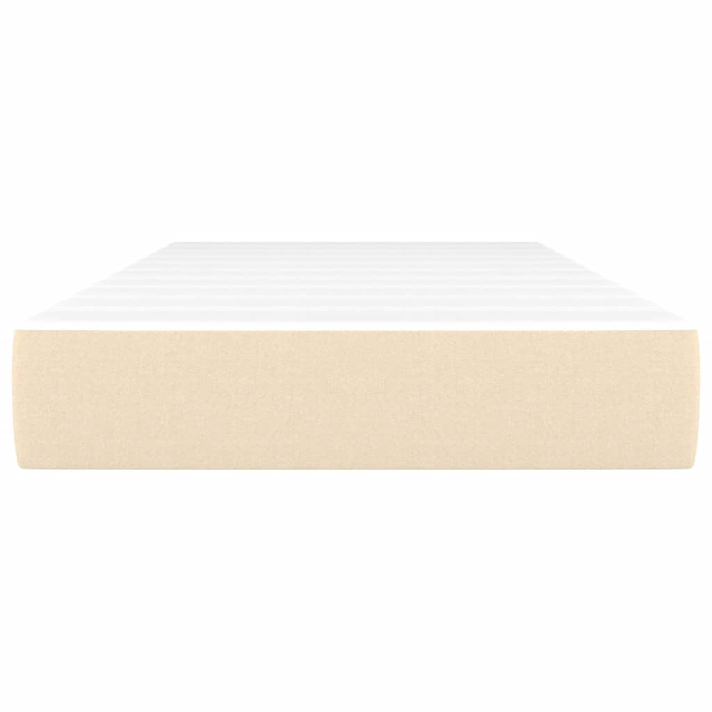 Taschenfederkernmatratze für Kinder Mittel Creme 80x160 cm Stoff