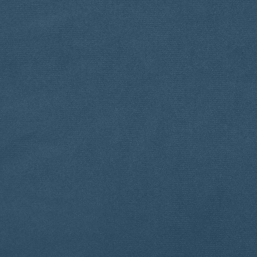 Taschenfederkernmatratze Mittel Dunkelblau 140x210x20 cm Samt