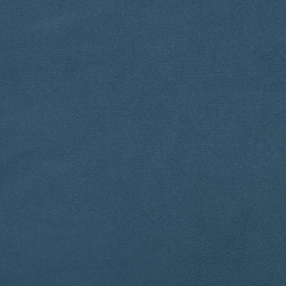 Taschenfederkernmatratze Mittel Dunkelblau 160x220x20 cm Samt