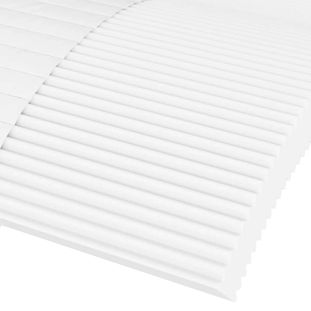 Schaumstoffmatratze Weiß 160x210 cm Härtegrad H2 H3