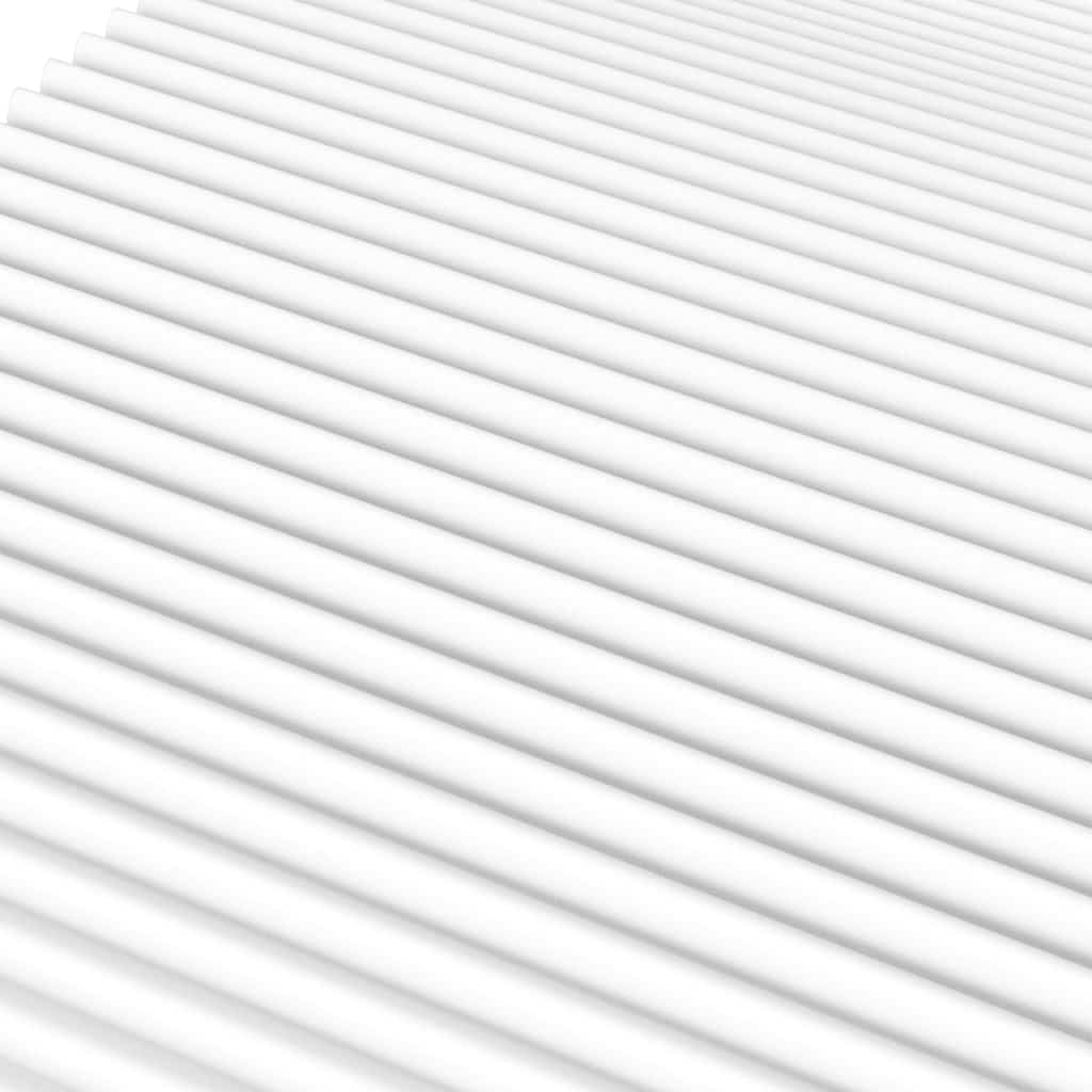 Schaumstoffmatratze Weiß 100x220 cm Härtegrad H2 H3