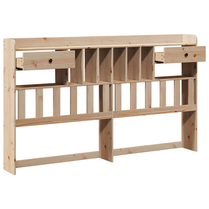 vidaXL Kopfteil mit Stauraum 180 cm Massivholz Kiefer