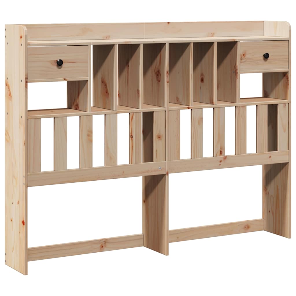 vidaXL Kopfteil mit Stauraum 160 cm Massivholz Kiefer