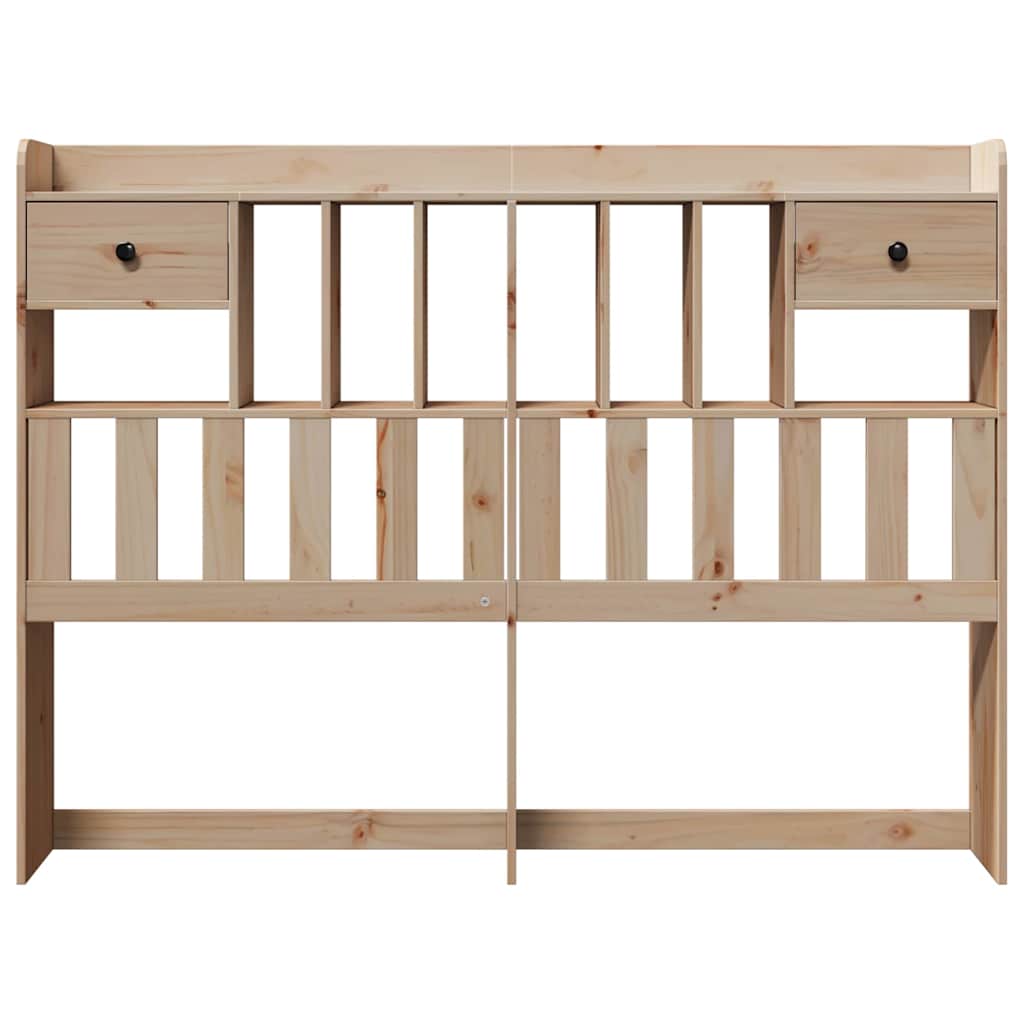vidaXL Kopfteil mit Stauraum 160 cm Massivholz Kiefer