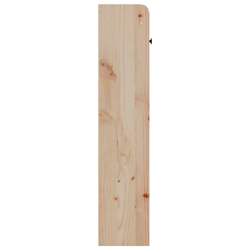 vidaXL Kopfteil mit Stauraum 160 cm Massivholz Kiefer