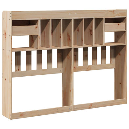 vidaXL Kopfteil mit Stauraum 160 cm Massivholz Kiefer