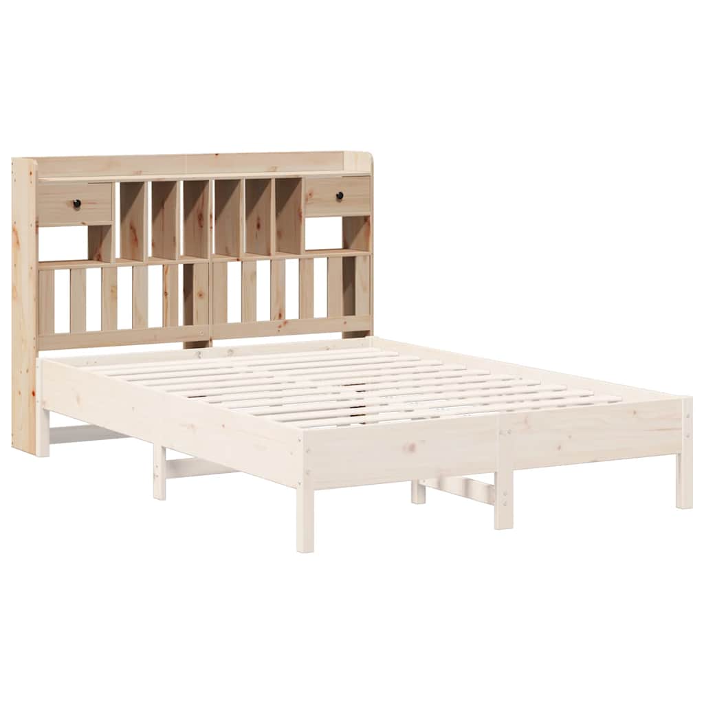 vidaXL Kopfteil mit Stauraum 160 cm Massivholz Kiefer
