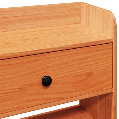 Kopfteil mit Stauraum Wachsbraun 150 cm Massivholz Kiefer