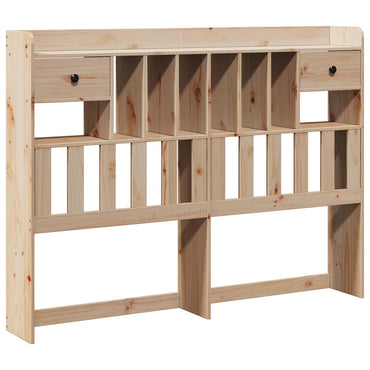 vidaXL Kopfteil mit Stauraum 140 cm Massivholz Kiefer