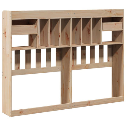 Kopfteil mit Stauraum 140 cm Massivholz Kiefer