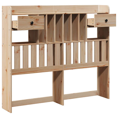 vidaXL Kopfteil mit Stauraum 135 cm Massivholz Kiefer