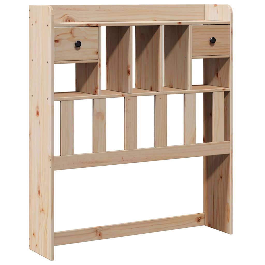 vidaXL Kopfteil mit Stauraum 100 cm Massivholz Kiefer