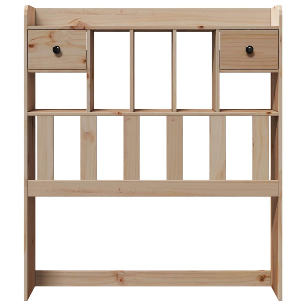 vidaXL Kopfteil mit Stauraum 100 cm Massivholz Kiefer