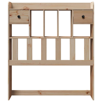 vidaXL Kopfteil mit Stauraum 100 cm Massivholz Kiefer