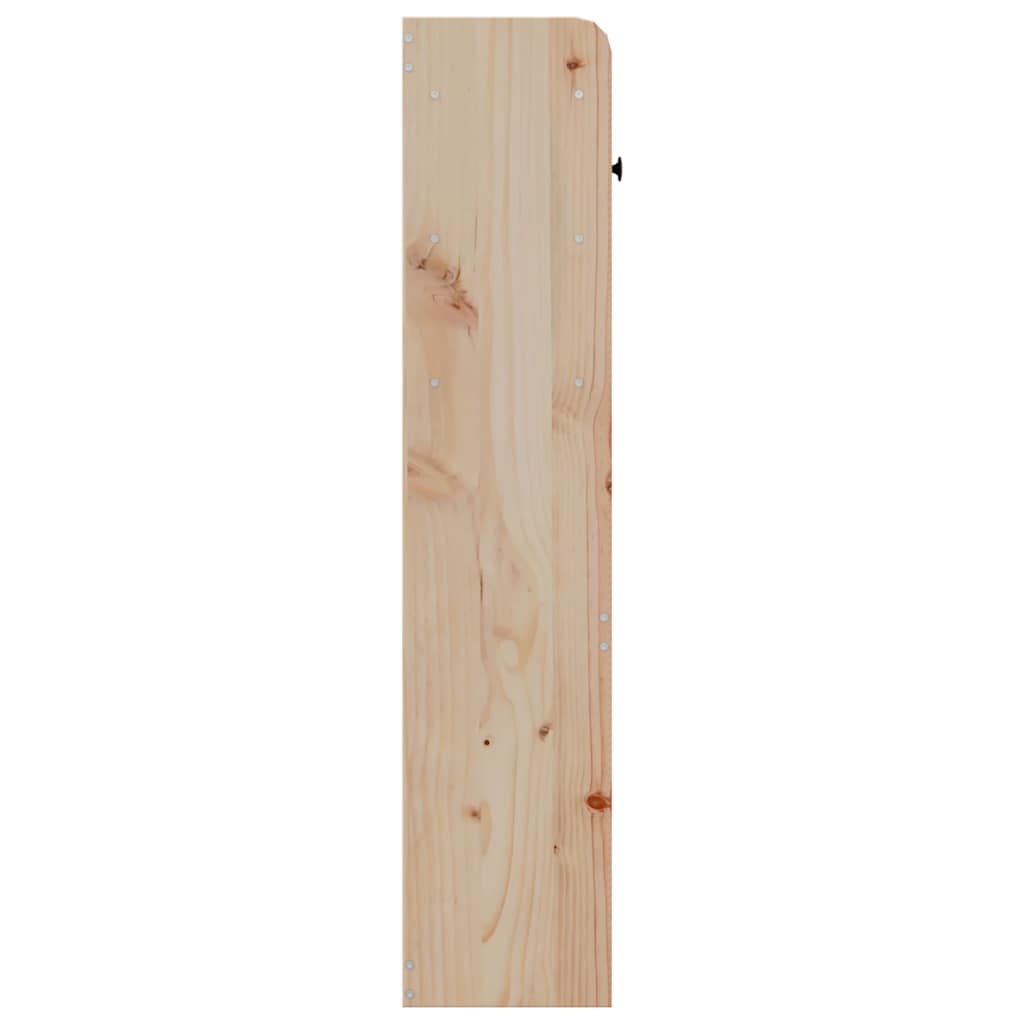 vidaXL Kopfteil mit Stauraum 100 cm Massivholz Kiefer