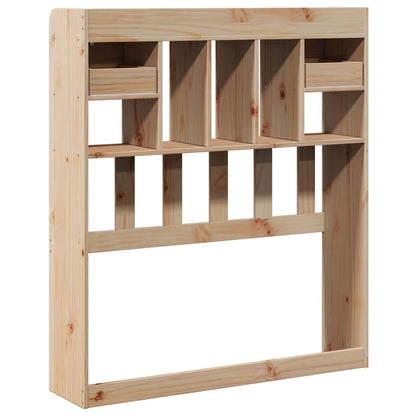 vidaXL Kopfteil mit Stauraum 100 cm Massivholz Kiefer