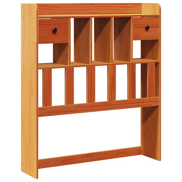 vidaXL Kopfteil mit Stauraum Wachsbraun 100 cm Massivholz Kiefer