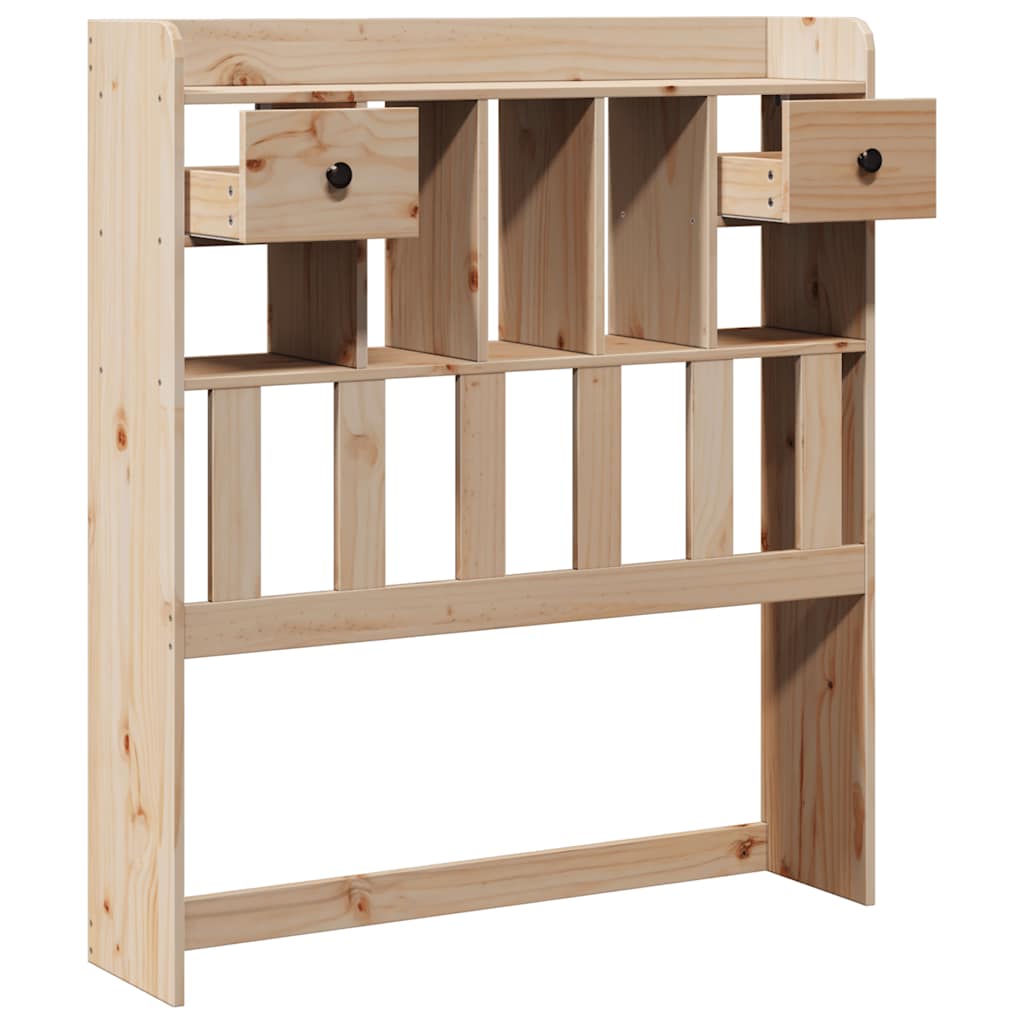 vidaXL Kopfteil mit Stauraum 75 cm Massivholz Kiefer