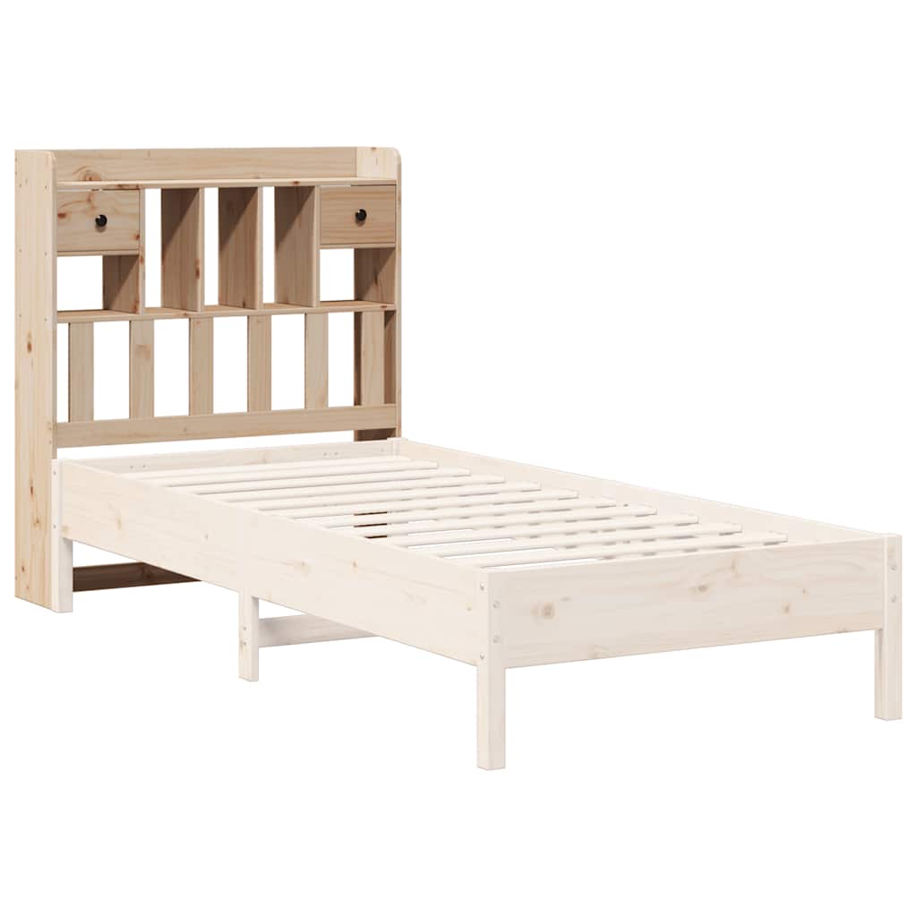 vidaXL Kopfteil mit Stauraum 75 cm Massivholz Kiefer