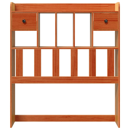 vidaXL Kopfteil mit Stauraum Wachsbraun 75 cm Massivholz Kiefer