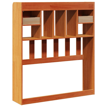 vidaXL Kopfteil mit Stauraum Wachsbraun 75 cm Massivholz Kiefer