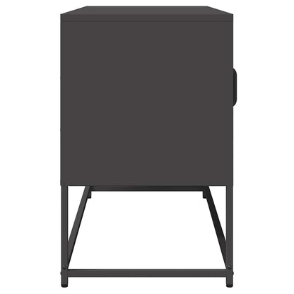 Meuble TV vidaXL Noir 100,5x39x60,5 cm Acier laminé à froid