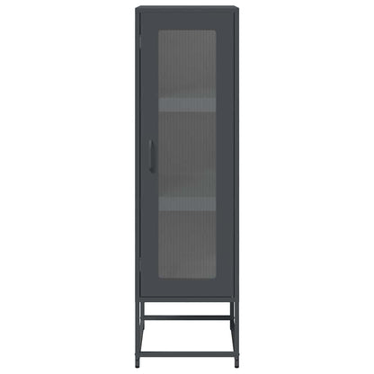 Highboard Anthrazit 36x39x123 cm Kaltgewalzter Stahl