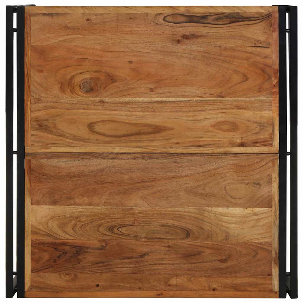 vidaXL Couchtisch 80x80x35 cm Massivholz Akazie