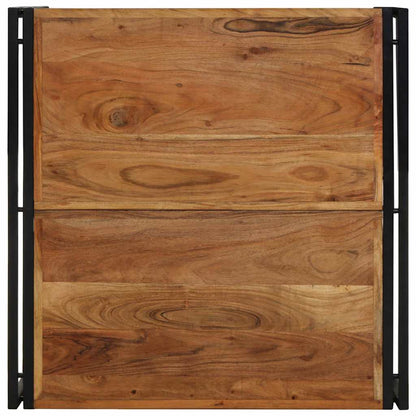 vidaXL Couchtisch 80x80x35 cm Massivholz Akazie