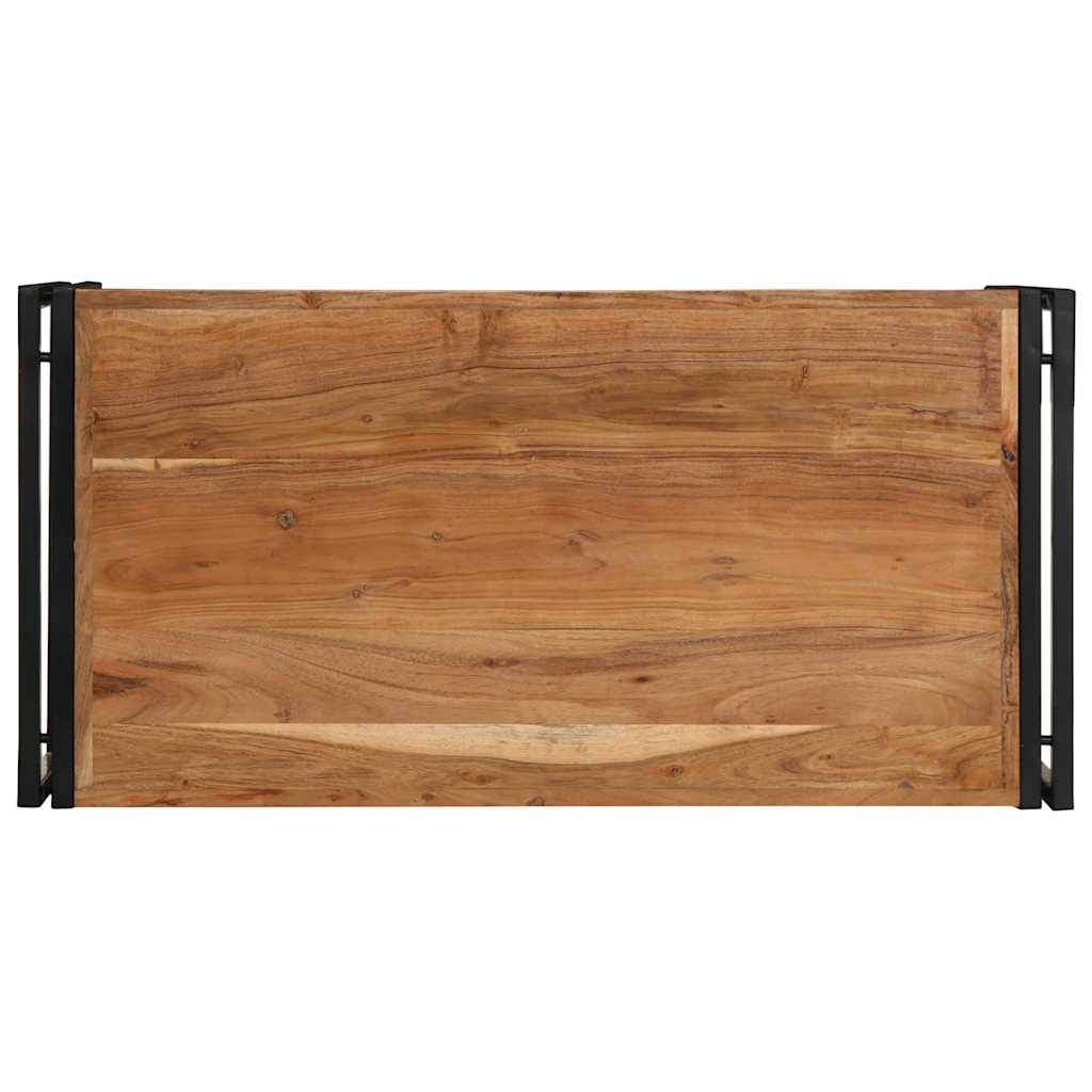 vidaXL Couchtisch 100x50x35 cm Massivholz Akazie