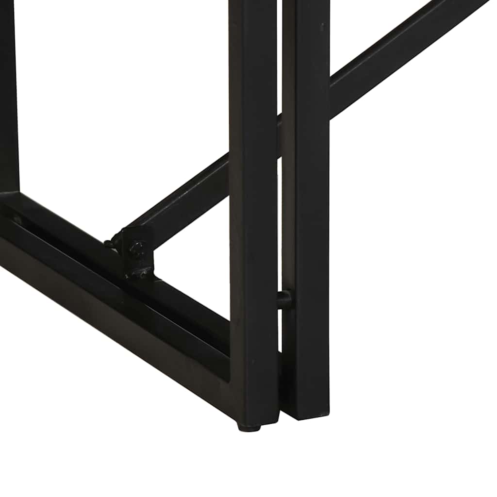 vidaXL Couchtisch 80x40x35 cm Raues Massivholz Mango