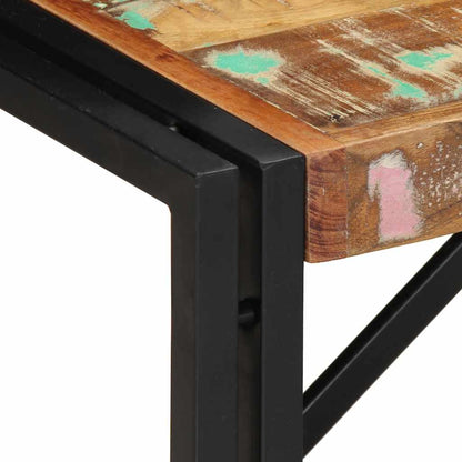 vidaXL Couchtisch Mehrfarbig 80x40x35 cm Altholz Massivholz