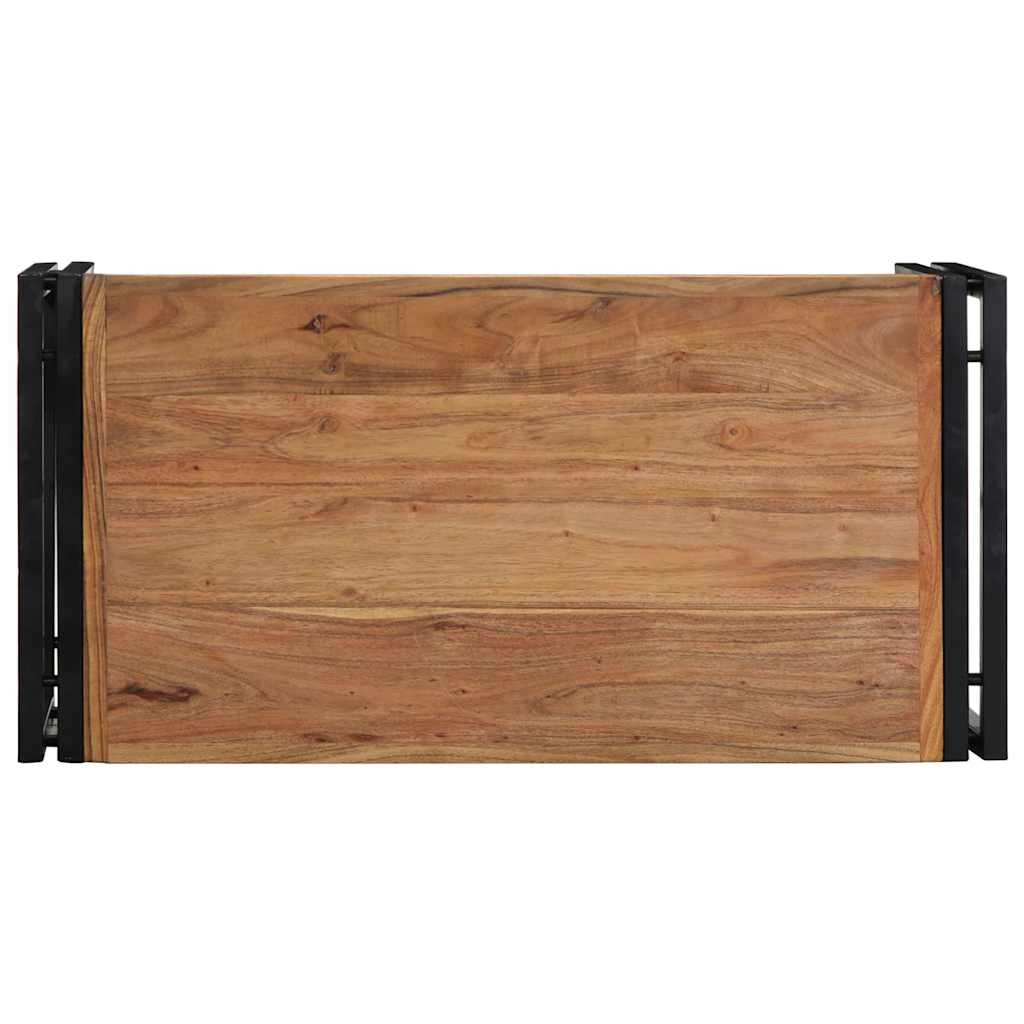 vidaXL Couchtisch 80x40x35 cm Massivholz Akazie