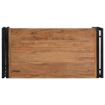 vidaXL Couchtisch 80x40x35 cm Massivholz Akazie