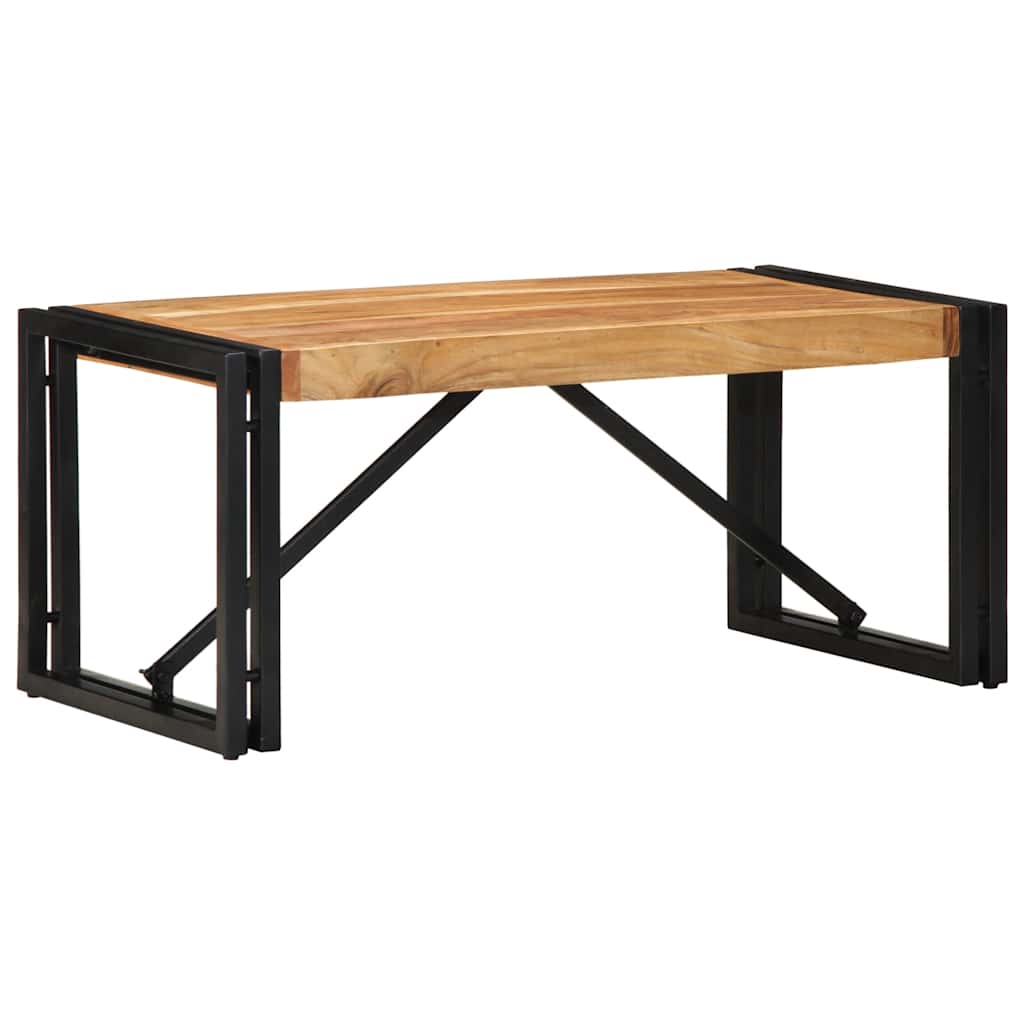 vidaXL Couchtisch 80x40x35 cm Massivholz Akazie