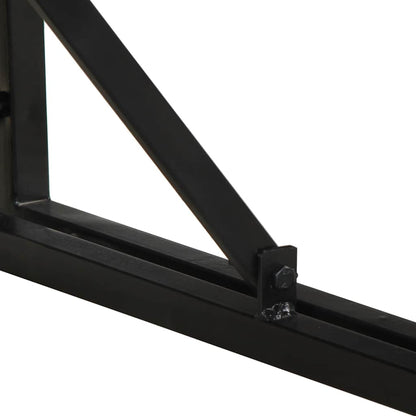 vidaXL Couchtisch 50x50x35 cm Raues Massivholz Mango