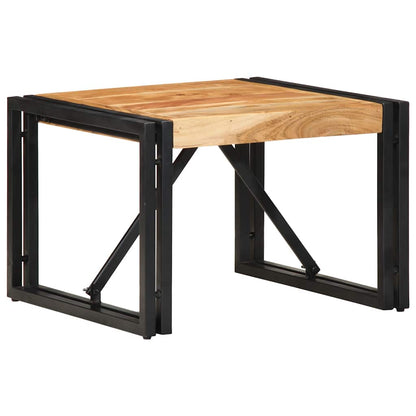 vidaXL Couchtisch 50x50x35 cm Massivholz Akazie