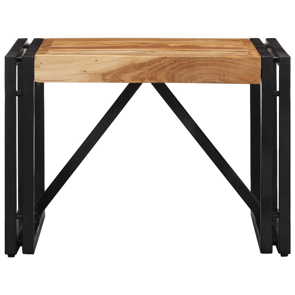 vidaXL Couchtisch 50x50x35 cm Massivholz Akazie